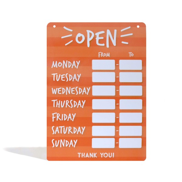 Hours Sign for Your Store - Fun & Unique Hours