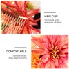 TOVINANNA 2pcs Japanese Flower Tassel Hair Combs Elegant Bridal Headdress