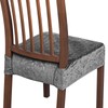 FORCHEER Dining Chair Covers,Velvet Stretch Chair Seat Covers Slipcover,Kitchen Chair