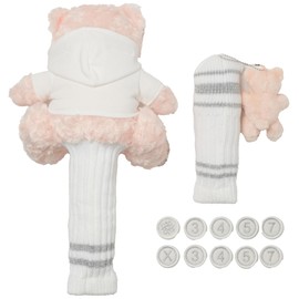 St Andrews Headcover Set (Teddy Bear, FW, UT) / Golf, 090_pink