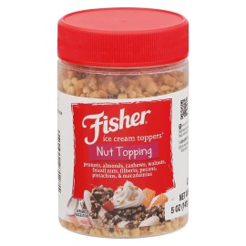 Fisher Mixed Nut Variety Nut Topping 5 oz