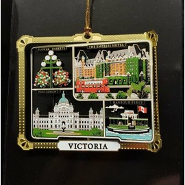 Canadian Treasures Victoria Canada Ornament Brass Landmarks