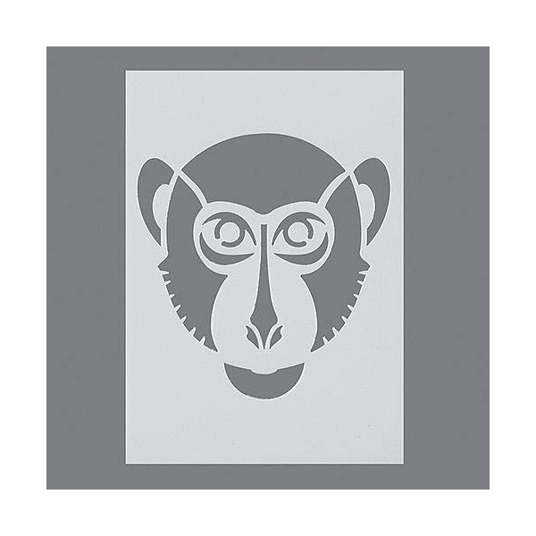Efco Stencil Macaque / 1 Design DIN A 5, 21 x 15 x 1 cm