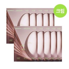 Mediheal Retinol Collagen Cream Contour Mask 10 Sheets, Pack 1, 10 / 메디힐 레티놀 콜라겐 크림 윤곽 마스크 10매, 1개입, 10개