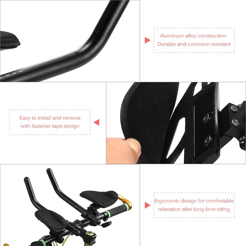 Bike Rest Handlebar Bicycle Relaxation Handlebar for Triathlon MTB Road