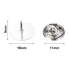 Canomo 50 Pairs Butterfly Pin Backs with 15mm Tie Tacks