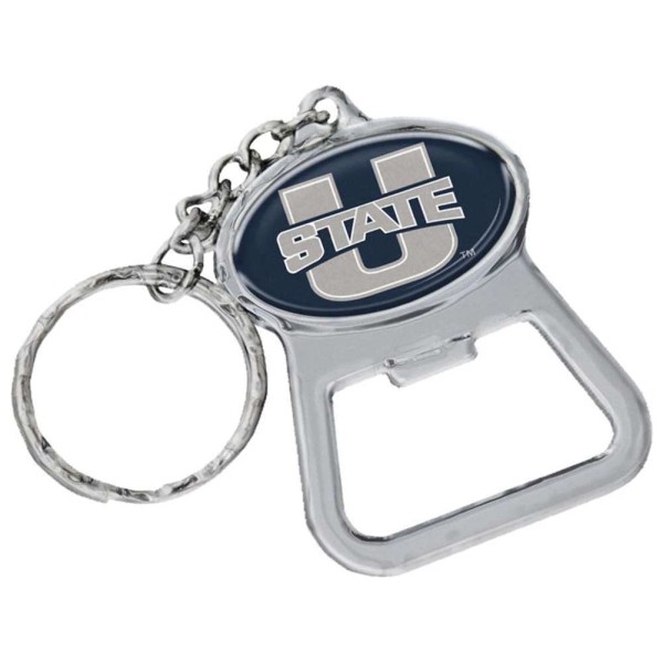 Stockdale Utah State Aggies Metal Key Chain And Bottle Opener