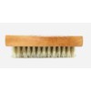 Premium Hog Hair Shoe Cleaning Brush for Delicate Fabrics, Suede,
