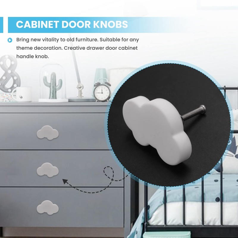 Micvtve Pack of 10 Anime Furniture Handles Kids Bedroom Knobs