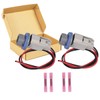 Lanphitus 2 Set Rear License Plate Light Lamp Bulb Socket