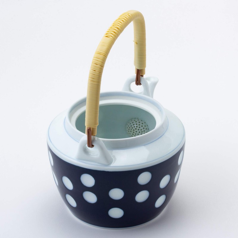 Seikai Touki Arita Ware Teapot Water Drop Pattern No. 10