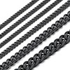 Cuban Link Chain Necklace Men Jewelry Gift 6mm 30 inch