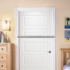 Door Security Bar Barricade Brackets Kit Set Door Stopper Home