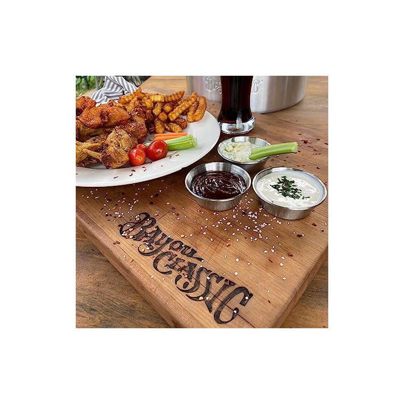 Bayou Classic 1150 14-qt Stainless Fry Pot Features Heavy Welded