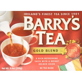 Barry's Tea, Gold Blend, 80 Tea Bags (Pack of 4)