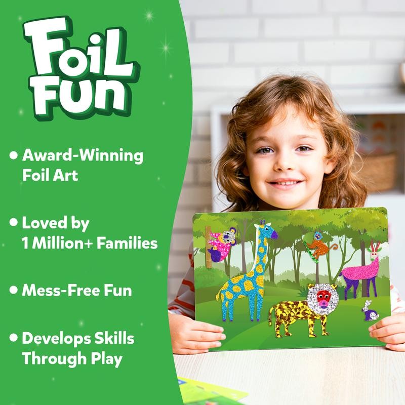 Skillmatics Foil Fun - Art & Craft Activity, Mess Free