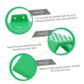 FOMIYES 10pcs Plastic Pigeon Perch Stand Rest Rack for Bird Supplies Playground for Pigeons and Doves Convenient Stand for Bird Enthusiasts