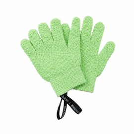 Guantes exfoliantes (paquete de 2), guantes exfoliantes corporales para ducha y baño para hombres y mujeres.