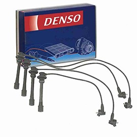Juego de cables para bujías DENSO compatible con Toyota Tacoma 2.4L 2.7L L4 1995-1997