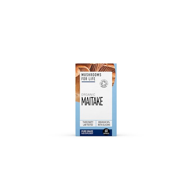 Organic Maitake Supplement - Mushroom Superfood Supplenmt - Maitake Mushroom