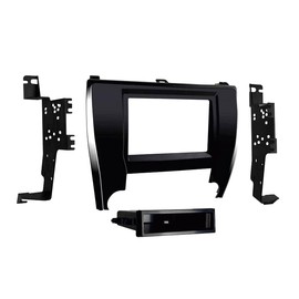 Xscorpion Single DIN Double DIN Car Stereo Radio ISO DIN Installation Mounting Dash Kit Compatible with Toyota Camry (Dash Kit) 2015 2016 2017