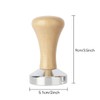 Coffee Tamper, Stainless Steel Espresso Coffee Bean Press Base Espresso