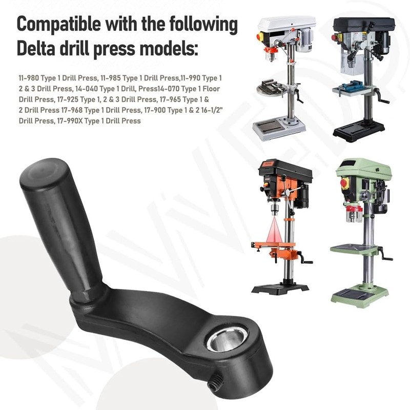 Sknrlko Drill Table Elevation Crank Handle P 1344258 for Drill