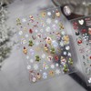 Christmas Nail Stickers Snowflake Snowman Nail Decals 5D Self Adhesive