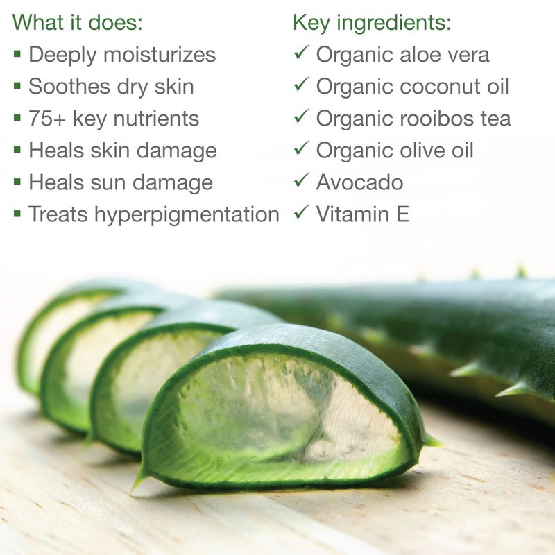 Made from Earth Pure Aloe Vera Treatment with Organic Coconut,