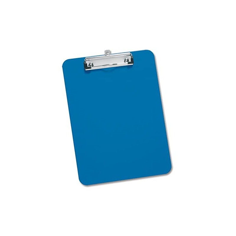 5 Star Clipboard Plastic Durable with Rounded Corners A4 Blue