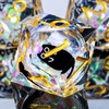Resin DND Dice Set with Gift Box, 7Pcs Cat Liquid