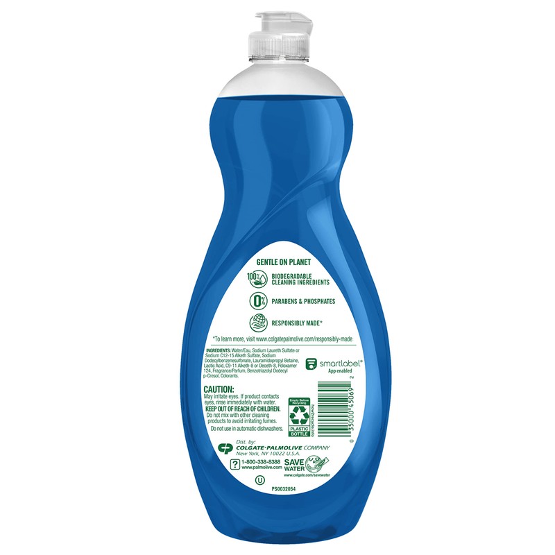 Palmolive Ultra Dishwashing Liquid Dish Soap, Oxy Power Degreaser -