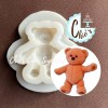 Unbranded Teddy Bear Silicone Mold, 1½" H