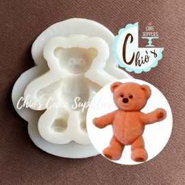 Unbranded Teddy Bear Silicone Mold, 1½" H