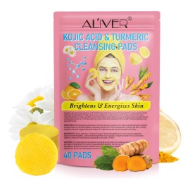 Pads Faciales Con Ácido Kójico Y Cúrcuma Revitaliza Tú Piel Todo Tipo De Piel Noche