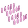 20Pcs TIG Alumina Nozzles Ceramic Cup Gas Lens Shield Consumables
