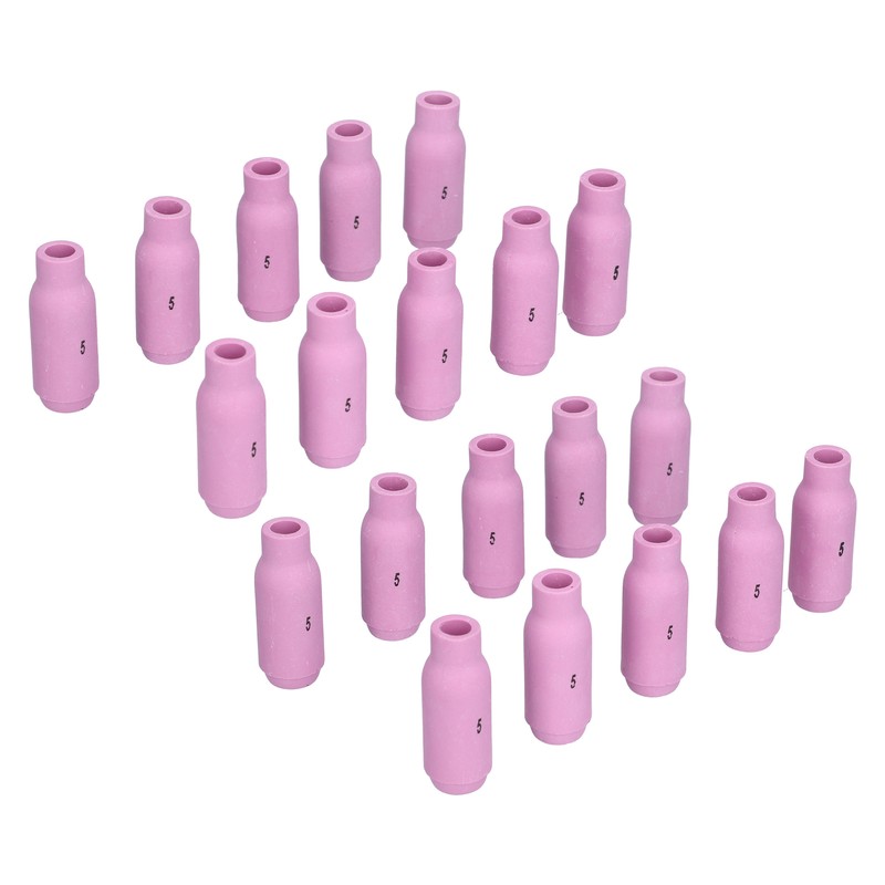 20Pcs TIG Alumina Nozzles Ceramic Cup Gas Lens Shield Consumables