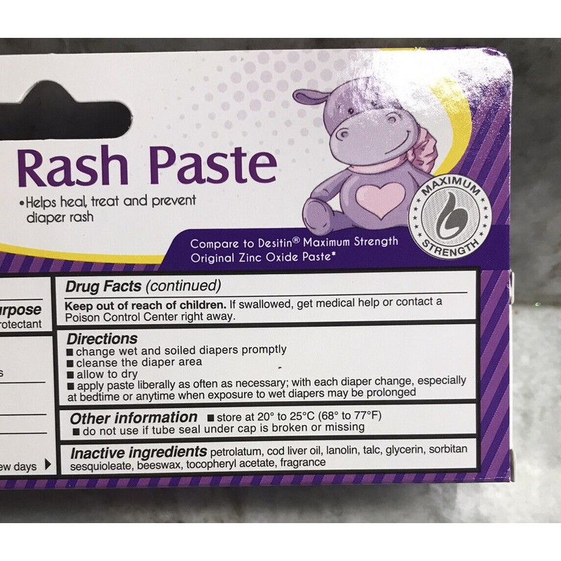 Baby Love 2oz Diaper Rash Ointment Max Strength W 40%