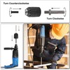 Keylless Drill Chuck, Electric Drill, 3/8 Thread 0.8 mm-10 mm