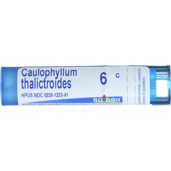 Boiron, Caulophyllum Thalictroides 6C Multi Dose Tube, 80 Count