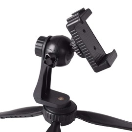 Etsumi VE-2272 Easy Mobile Stand, 360 Flexible Movement, Adjustable Vertical and Horizontal, Folding Legs, Hand Grips