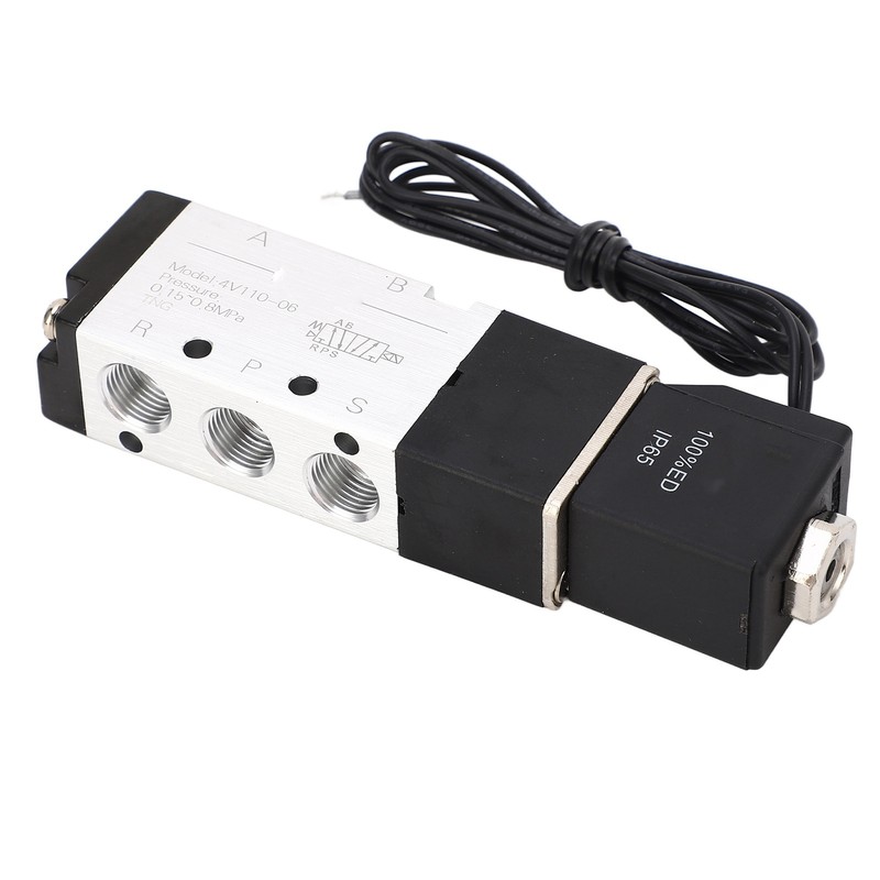 Pneumatic Solenoid Valve with Wire 2 Position 5 Way IP65