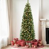 DWVO 6 FT Pre-Lit Slim Pencil Fraser Fir Artificial Christmas