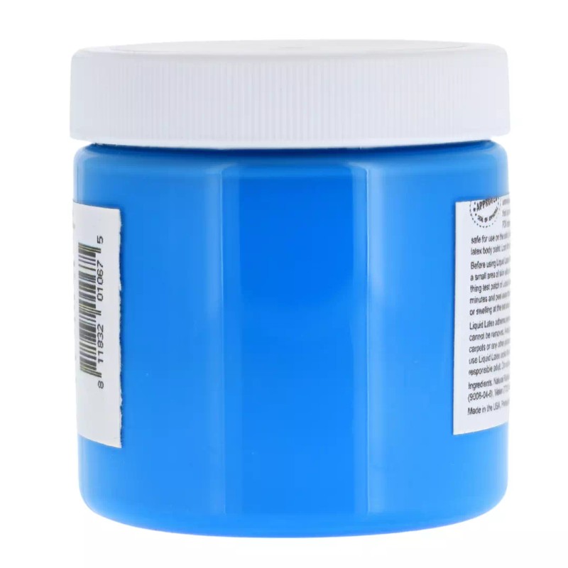 Neon Blue 4 Oz - Liquid Latex Body Paint, Perfect