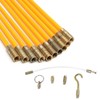 Electric Wire Pulling Kit 13" Fiberglass Cable Rods with 5