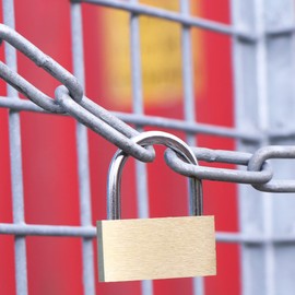 com-four® Padlock, Various Designs and Sizes, for Home, Work or On the Go