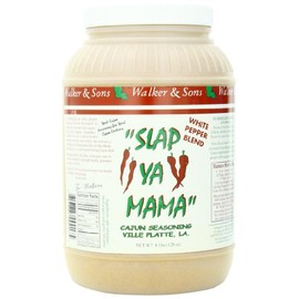 Slap Ya Mama Cajun Seasoning Blend, White Pepper, 8 Pound