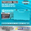 Amartisan 258-Piece Ultimate Screwdriver Bit Set, Chrome Vanadium Steel Driver