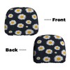 DITXIT Sunflower Daisy Floral Universal Car Headrest Cover Soft Car
