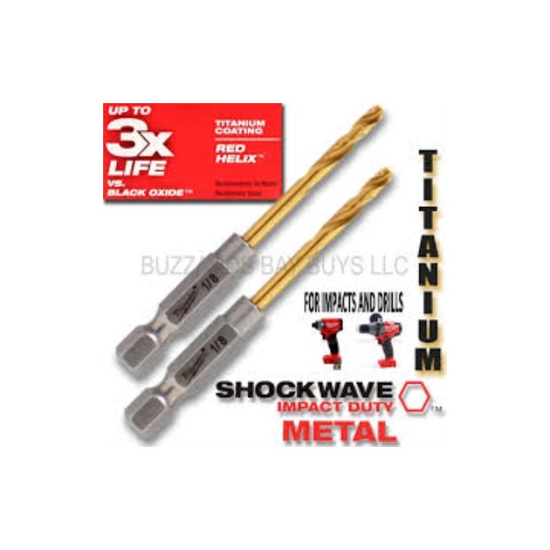 Milwaukee Electric Tool 48-89-4605 Impact Drill Bit, 1/8" Diameter x